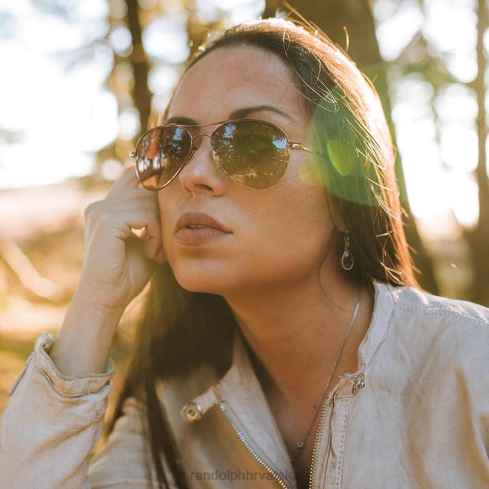 Randolph 22k čokoladno zlato i pijesak amelija nepolarizirana gradijentna najlonska leća 8NR6132