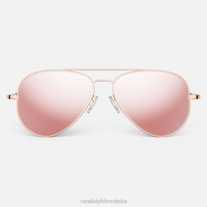 Randolph 22k ružičasto zlato i ružičasto zlato Concorde 2 polarizirana zrcalna najlonska leća 8NR637