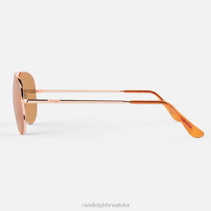 Randolph 22k ružičasto zlato i ružičasto zlato Concorde 2 polarizirana zrcalna najlonska leća 8NR637