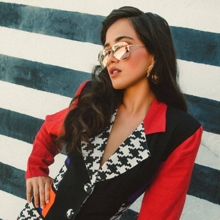 Randolph 22k ružičasto zlato i ružičasto zlato amelija polarizirana zrcalna najlonska leća 8NR6133