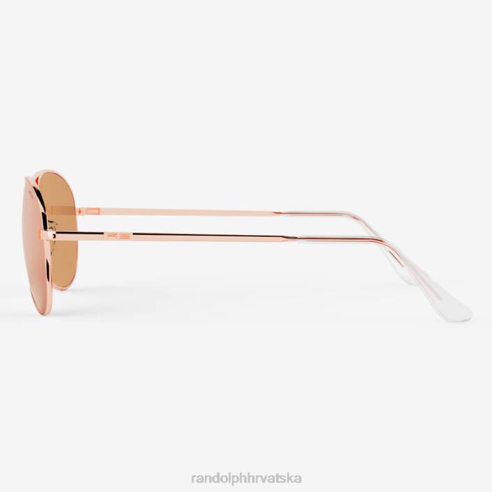 Randolph 22k ružičasto zlato i ružičasto zlato amelija polarizirana zrcalna najlonska leća 8NR6133