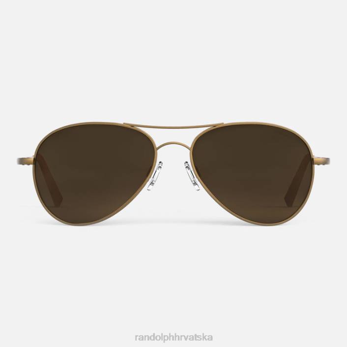 Randolph 22k satensko čokoladno zlato i pijesak amelija polarizirana gradijentna najlonska leća 8NR663