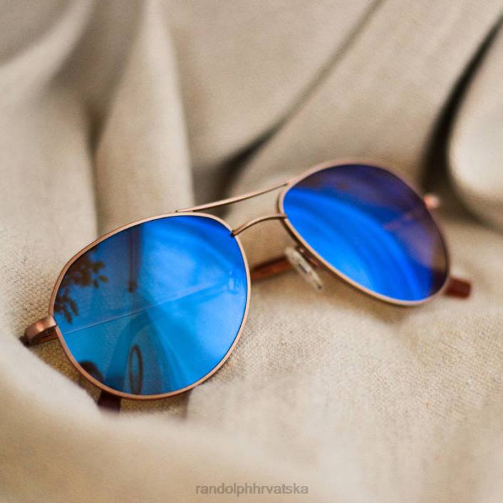 Randolph 22k satensko čokoladno zlato i sjeverna svjetla Thaden polarizirana gradijentna najlonska leća 8NR6125