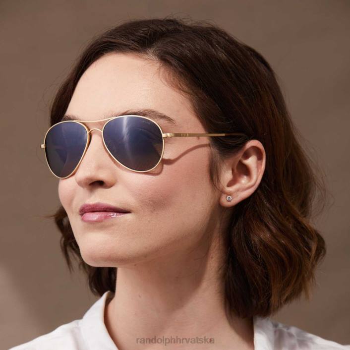 Randolph 23k zlato i američka siva amelija polarizirana najlonska leća 8NR676