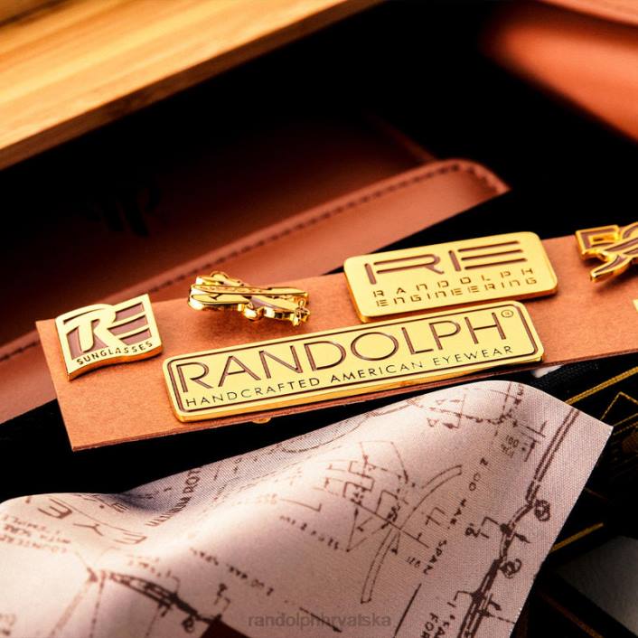 Randolph 23k zlato i američka siva concorde 1 polarizirana staklena leća 8NR62