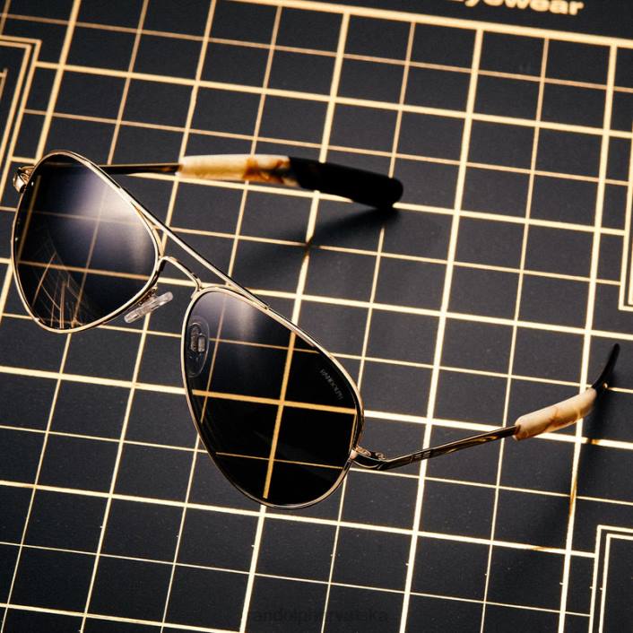 Randolph 23k zlato i američka siva concorde 1 polarizirana staklena leća 8NR62