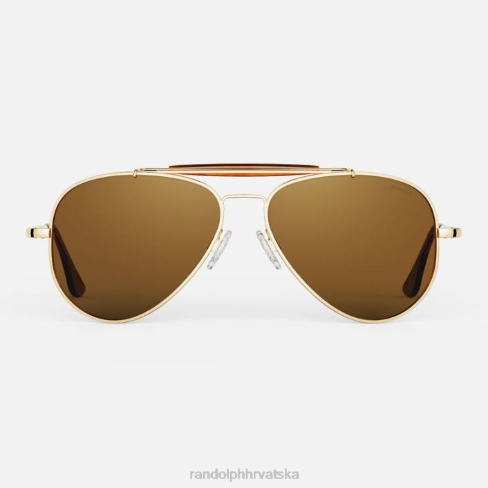 Randolph 23k zlato i američki ten sportaš polarizirana staklena leća 8NR628