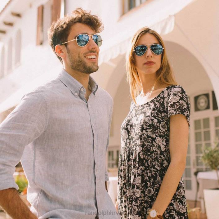 Randolph 23k zlato i kobalt concorde 1 polarizirana staklena leća 8NR618