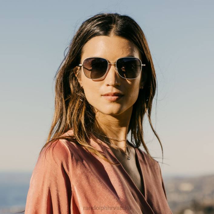 Randolph 22k šampanjsko zlato i pijesak cecil nepolarizirana gradijentna najlonska leća 8NR6129