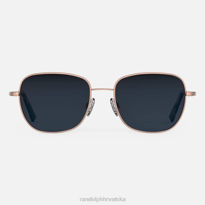 Randolph 22k satensko ružičasto zlato i škriljevac cecil polarizirana gradijentna najlonska leća 8NR660