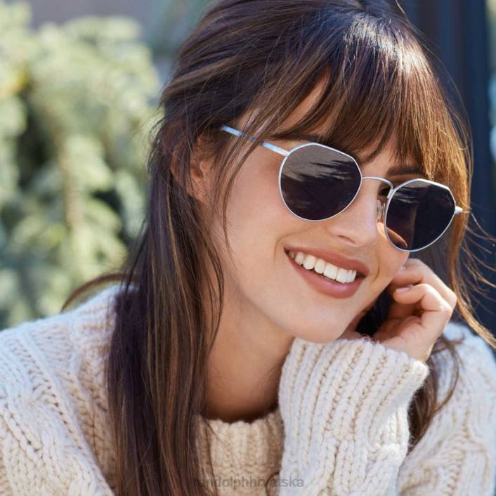 Randolph mat krom i američka siva hamilton polarizirana najlonska leća 8NR691