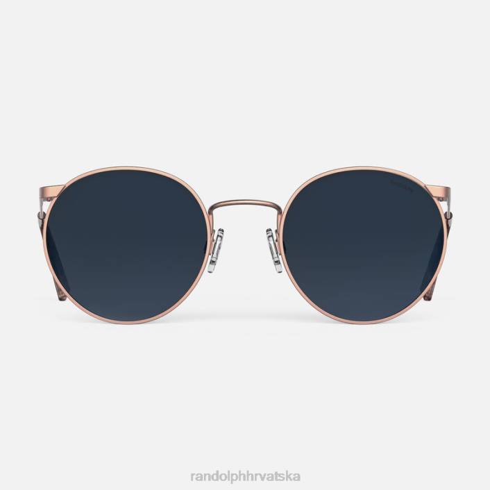 Randolph 22k satensko ružičasto zlato i škriljevac p3 polarizirana gradijentna najlonska leća 8NR640