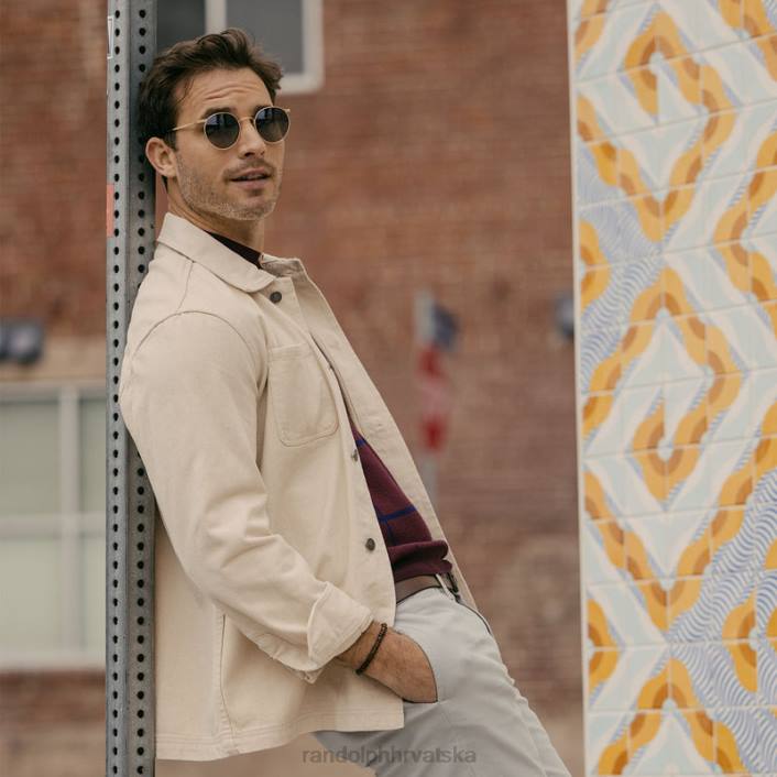 Randolph 23k satensko zlato i zimzeleno p3 polarizirana gradijentna najlonska leća 8NR641