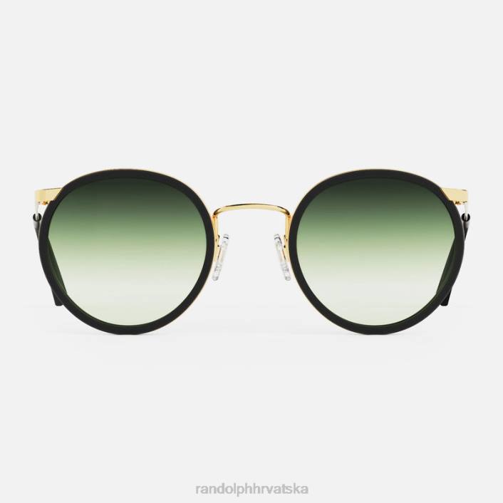 Randolph 23k zlato i mat oniks intarzija i zimzelen p3 fuzija nepolarizirana gradijentna najlonska leća 8NR689