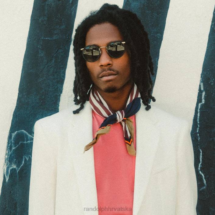 Randolph 23k zlato i mat oniks intarzija i zimzelen p3 fuzija nepolarizirana gradijentna najlonska leća 8NR689