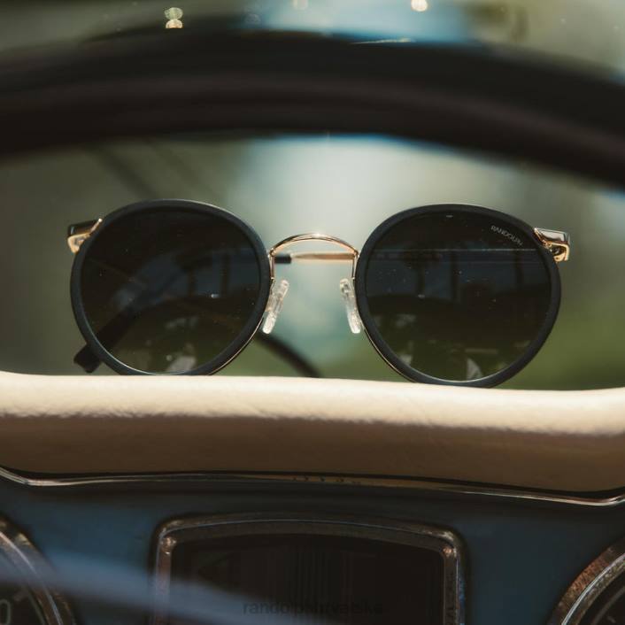 Randolph 23k zlato i mat oniks intarzija i zimzelen p3 fuzija nepolarizirana gradijentna najlonska leća 8NR689