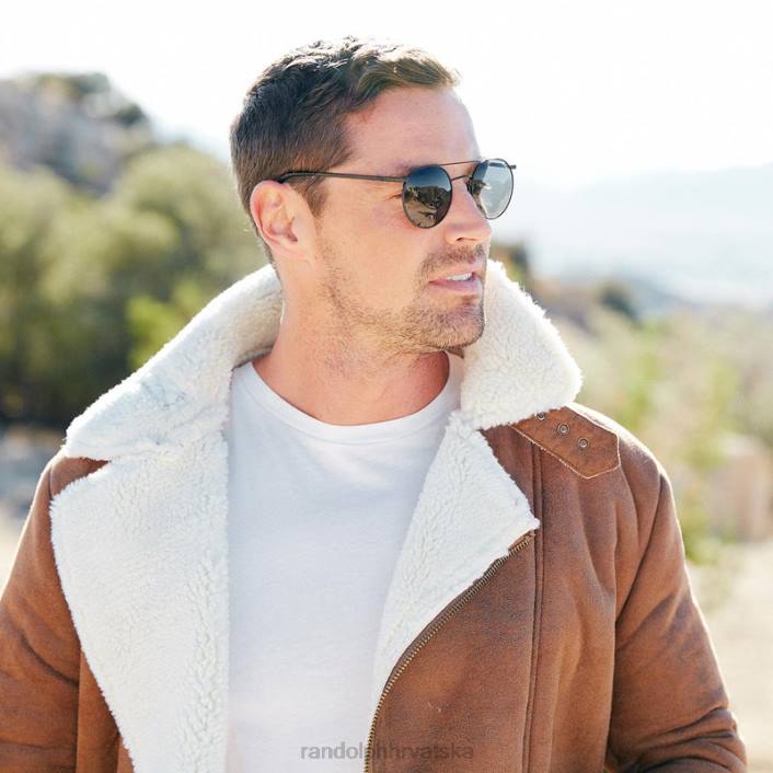 Randolph mat crna i američka siva p3 sjena nepolarizirana staklena leća 8NR6126