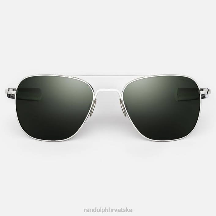 Randolph 23k bijelo zlato i agx zrakoplovac 1 polarizirana staklena leća 8NR65