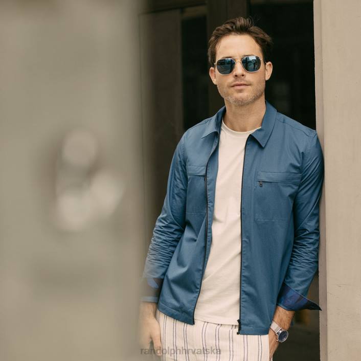 Randolph 23k bijelo zlato i agx zrakoplovac 1 polarizirana staklena leća 8NR65