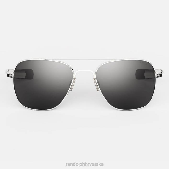 Randolph 23k bijelo zlato i američko sivo zrakoplovac 1 polarizirana staklena leća 8NR64