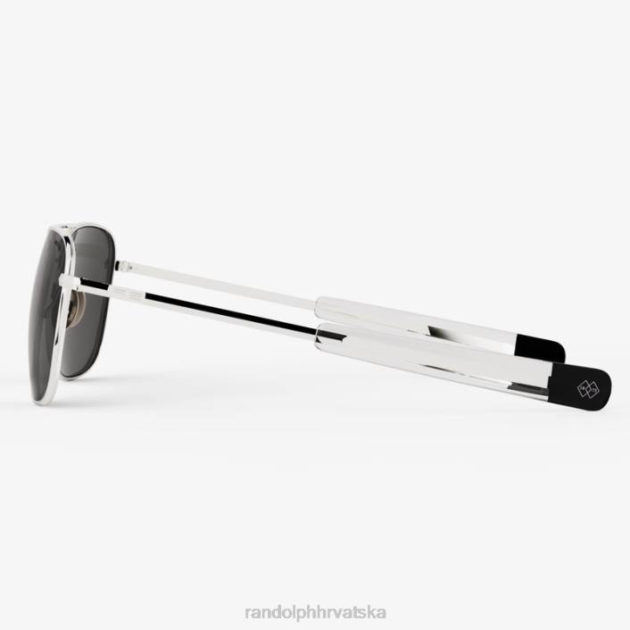 Randolph 23k bijelo zlato i američko sivo zrakoplovac 1 polarizirana staklena leća 8NR64