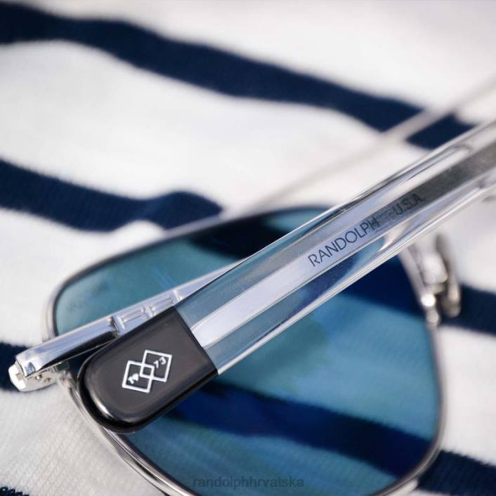 Randolph 23k bijelo zlato i plava voda zrakoplovac 3 nepolarizirana staklena leća 8NR634