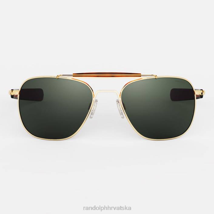 Randolph 23k zlato i agx zrakoplovac ii nepolarizirana staklena leća 8NR692