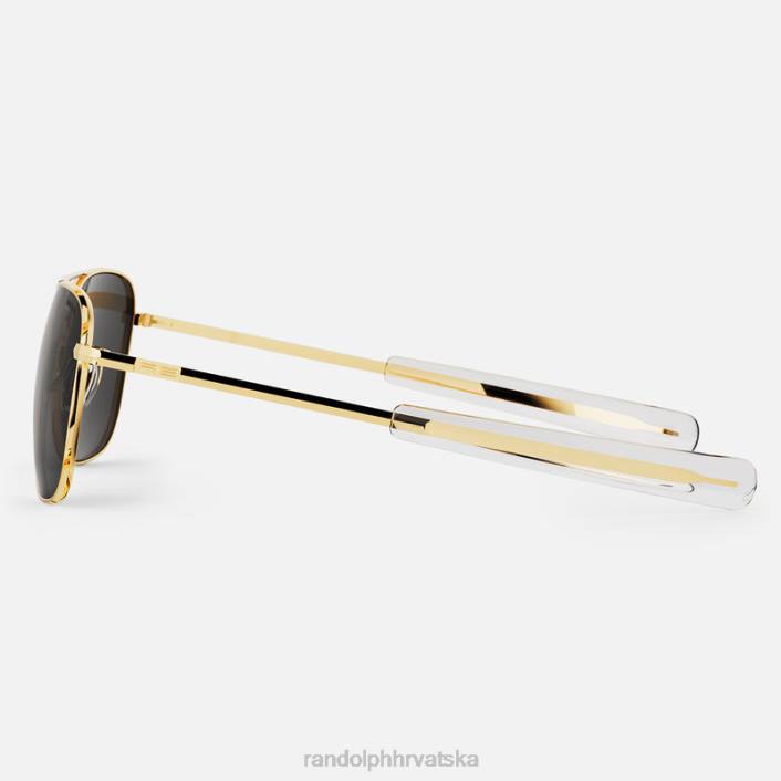 Randolph 23k zlato i američka siva avijatičar 5 polarizirana staklena leća 8NR687