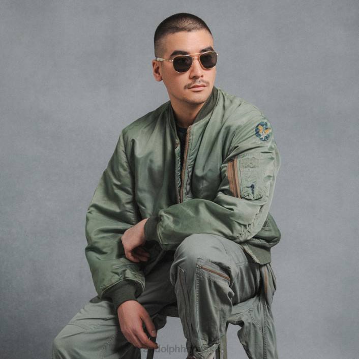 Randolph 23k zlato i američka siva zrakoplovac 1 polarizirana staklena leća 8NR61