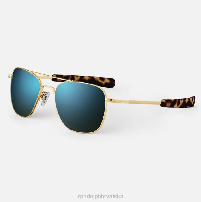 Randolph 23k zlato i kobalt zrakoplovac 1 polarizirana staklena leća 8NR611