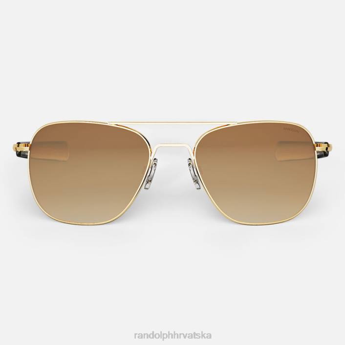 Randolph 23k zlato i pijesak avijatičar 6 nepolarizirana gradijentna najlonska leća 8NR6102