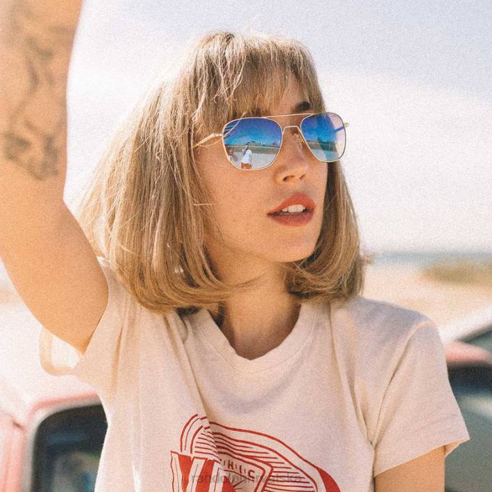 Randolph 23k zlato i sjeverna svjetla avijatičar 2 polarizirana gradijentna najlonska leća 8NR624