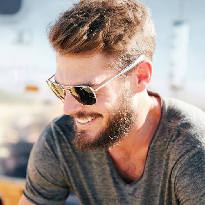 Randolph mat krom & agx avijatičar 7 nepolarizirana staklena leća 8NR6111