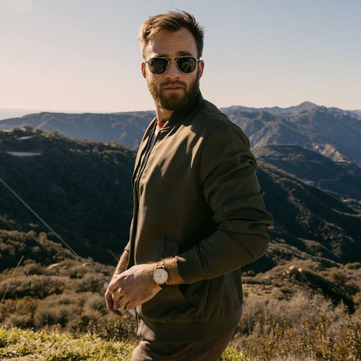 Randolph mat krom & agx avijatičar 7 nepolarizirana staklena leća 8NR6111