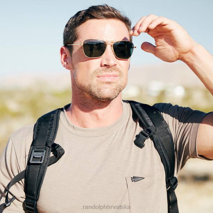 Randolph 23k zlato i američka siva uljez nepolarizirana staklena leća 8NR6119