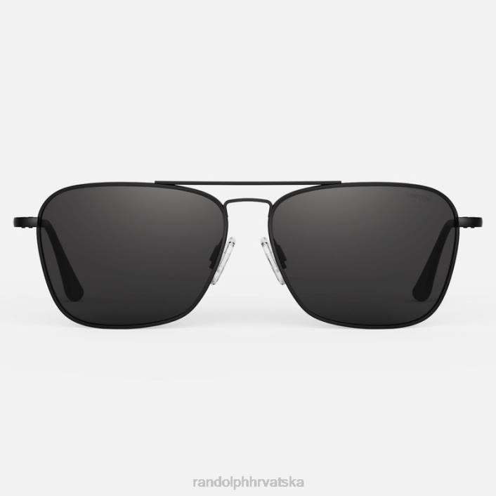 Randolph mat crna i američka siva uljez nepolarizirana staklena leća 8NR6141